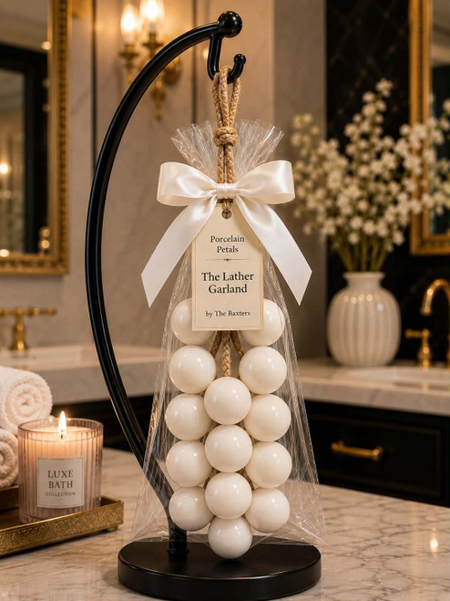 Porcelain Petals Lather Garland