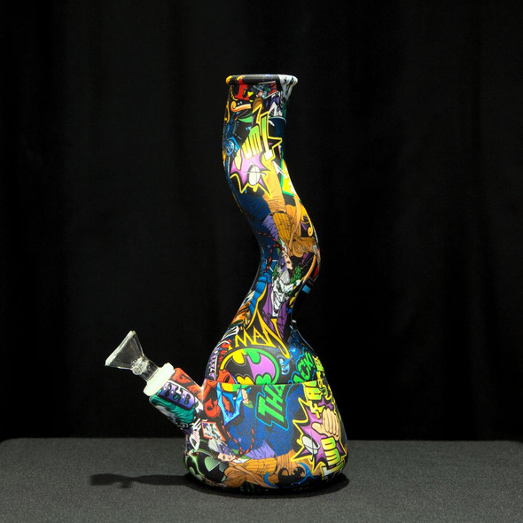 Graffiti Silicone Water Pipe