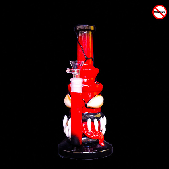 Small Fumed Kinked Water Pipe, RYO Tasteful Tobacco