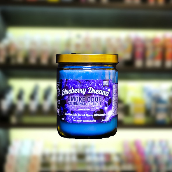 Blueberry Dreamz Smoke Odor Exterminator Candle
