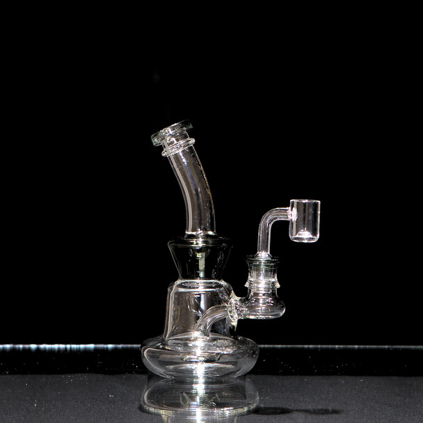 Small Crystal Glass Shower head Perc Water Pipe Rig