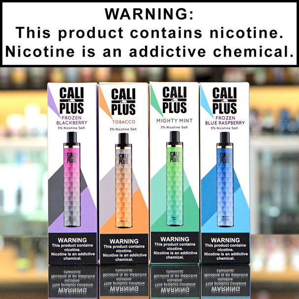 Cali Plus Disposable Ecigs 3% Nicotine