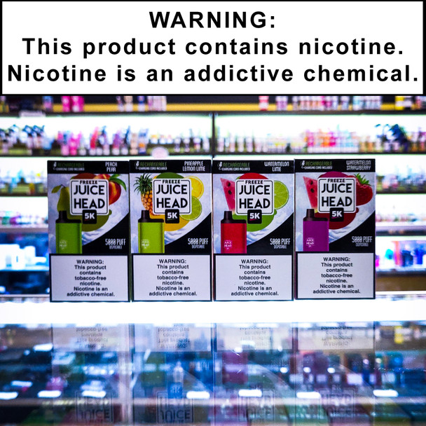 Juice Head 5K Rechargeable Disposable ecigs 5000 puff 5 Nicotine