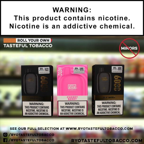 Pebble by Flum Rechargeable Disposable e-cigs 6000 puff 5% Nicotine Sarasota Bradenton