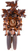 Authentic, Black Forest Cuckoo Clocks ON SALE!! || 8-Day Traditional Cuckoo Clock, 12" featuring a 5 Leaf/1 Bird Design ||  Lindenhaus Imports in Helen, GA