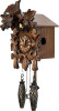 Traditional 1 Bird/5 Leaf Musical German Quartz Cuckoo Clock by Anton Schneider Söhne Q 70/9