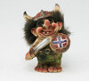 Authentic Trolls from Norway ON SALE! | Norwegian Viking Troll with Shield & Sword, 4" | Lindenhaus Imports in Helen, Ga