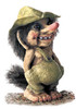 Authentic NyForm Norwegian Trolls ON SALE! || Ole Troll with Hat, 7" #117 || Lindenhaus Imports in Helen, Ga