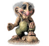 Authentic NyForm Norwegian Trolls ON SALE! || Large Grandfather Troll with Hand on Knee #256 || Lindenhaus Imports in Helen, Ga