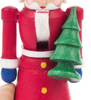 Authentic German Nutcrackers ON SALE! | Features hand-painted, traditional Santa Claus attire including classic red and white coat, handcrafted wooden tree and bag with a wooden lever on back that opens and closes mouth. | The Mini Santa Claus, 5" 074/N/080/D | Handmade in the Erzgebirge region of Seiffen, Germany | Lindenhaus Imports in Helen, Ga