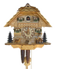 Authentic Black Forest Cuckoo Clockss ON SALE! | 1-Day Woodchopper Cuckoo Clock with Light Finish, 10" | Lindenhaus Imports in Helen, GA