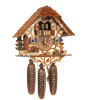 Schneider The Black Forest Woodchopper Musical 8-Day Chalet German Cuckoo Clock 8TMT 6415/9