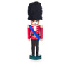 Authentic German Nutcrackers ON SALE! | Features real rabbit fur, hand-painted traditional British Army Full Dress, wooden lever on back that opens and closes mouth | The Mini British Soldier, 6" 071/N/102/D/B | Handmade in the Erzgebirge region of Seiffen, Germany | Lindenhaus Imports in Helen, Ga