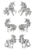 Each unicorn sold separately || Magical Unicorn Motivational Charms ER59579 || Lindenhaus Imports in Helen, Ga
