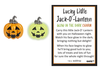 Glow-in-the-Dark Lucky Little Jack-O'-Lantern Charm