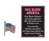 Inspirational Charms ON SALE! | These patriotic American flags swivel back and forth and come with inspirational card || 'God Bless America' Swiveling Patriotic Flag ER720860 || Lindenhaus Imports in Helen, Ga