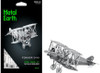 Packaging & assembled model of the Fokker D-VII Metal Earth 3D Model Kit MMS005