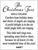 Inspirational Charms ON SALE! || Each order comes with 1 motivational poem card || The Christmas Tree Bell Motivational Charm EX25036 || Lindenhaus Imports in Helen, Ga