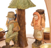 Carved Happy Wanderers figurines