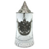 'Germany' Medieval Reichsadler Eagle Medallion Glass Beer Stein, 0.5L - S951
