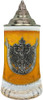 'Germany' Medieval Reichsadler Eagle Medallion Glass Beer Stein, 0.5L - S951