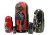 Halloween Matryoshka, 5pc. Nesting Doll ON SALE | Lindenhaus Imports in Helen, GA