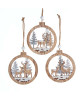 Kurt S. Adler Christmas ON SALE | Wooden Reindeer with Tree Ornaments | Lindenhaus Imports in Helen, Ga