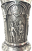 SALE Famous German Renaissance Artist Albrecht Dürer Pewter Beer Cup, 0.3L | Reproduction of Dürer's work in relief, "Drei Bauern" (The Three Farmers)" | Lindenhaus Imports in Helen, Ga