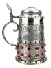 ARTINA's Rubin Collection | Ruby Pewter Beer Stein, 0.7L | Lindenhaus Imports in Helen, Ga