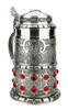 ARTINA's Rubin Collection | Ruby Pewter Beer Stein, 0.7L | Lindenhaus Imports in Helen, Ga