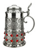 Rubin (Ruby) Collection Pewter Beer Stein