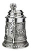 Gambrinus 'Patron Saint of Brewers' Collection - Pewter Beer Stein, 0.5L | Lindenhaus Imports in Helen, Ga