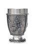 18th Century Nautical La Paloma Pewter Beer Mug, 0.25L 10315 | Features 3 panels with relief-decorated nautical themes depicting 18th century sailing vessels. | Part of ARTINA's La Paloma Collection | Lindenhaus Imports in Helen, Ga