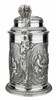 SALE High-Quality Rothenburg Pewter Stein, 0.5L | Includes beautifully detailed relief scenes of everyday German life. | Lindenhaus Imports in Helen, Ga