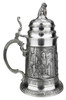 SALE High-Quality Bayern Pewter Stein, 0.9L | SIDE: Neuschwanstein Castle | Part of ARTINA's Bavaria Collection | Lindenhaus Imports in Helen, Ga