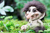 Troll with Stick Holding Tail #191