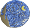 Hat/Lapel Pins ON SALE | Vincent van Gogh 'Starry Night' Pin | Lindenhaus Imports in Helen, Ga