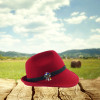 Hat not included.