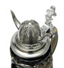 Grotto Nordic Viking with 3D Viking Pewter Lid Limited-Edition German Beer Stein