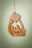 'Bethlehem' Flight to Egypt Olivewood Ornament