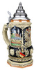 Medieval Deutschland Octagon Stein, 0.75L