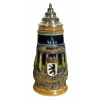 Berlin Brandenburg Gate Black Bear Crest Limited-Edition German Beer Stein 305KW