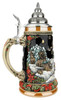 Santa Balloon Alpine Village 24K Gold Limited-Edition German Beer Stein