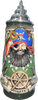 Blackbeard the Pirate Stein, 0.5L | Rustika