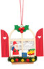 ULBRICHT® Advent Window Santa Ornament, 2.75"