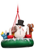 ULBRICHT® Wreath Ornament with Snowman, 2"