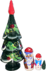 Christmas Tree Matryoshka, 9"