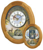 RHYTHM Magic Motion Clock ON SALE | Joyful Sunset | Lindenhaus Imports in Helen, GA