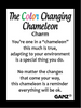 Inspirational Charms ON SALE! || Each order comes with 1 motivational poem card || The Color Changing Chameleon Motivational Charm ER73619 || Lindenhaus Imports in Helen, Ga