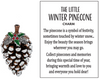 Inspirational Charms ON SALE! || This pinecone charm is a great reminder to enjoy the beauty in every season! It's the perfect pocket-sized keepsake for yourself or a gift for someone special!! || The Little Winter Pinecone Motivational Charm EX25033 || Lindenhaus Imports in Helen, Ga